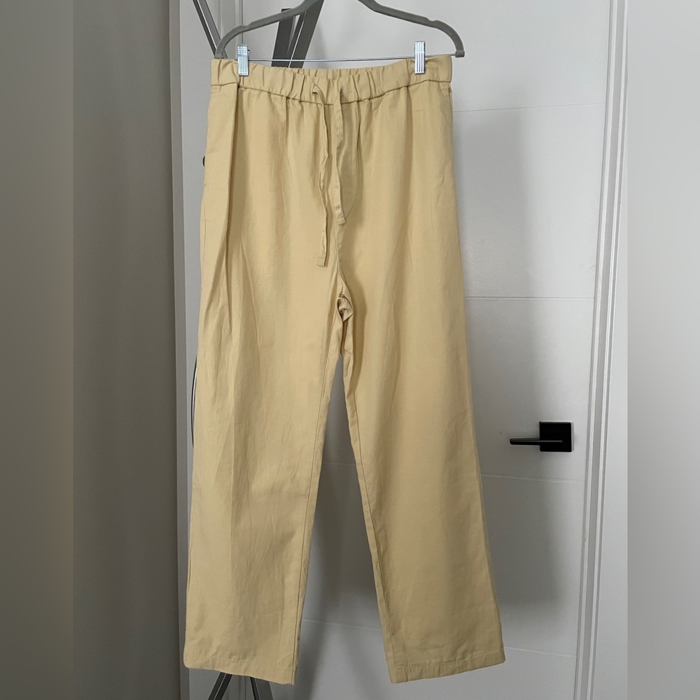 Zara Cotton/Linen Lightweight Drawstring Pants